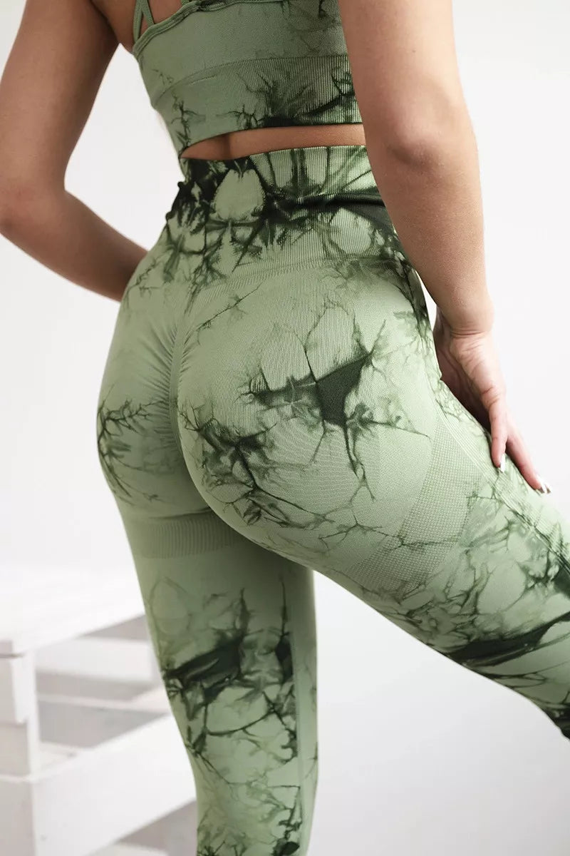 Women's green Push Up set.