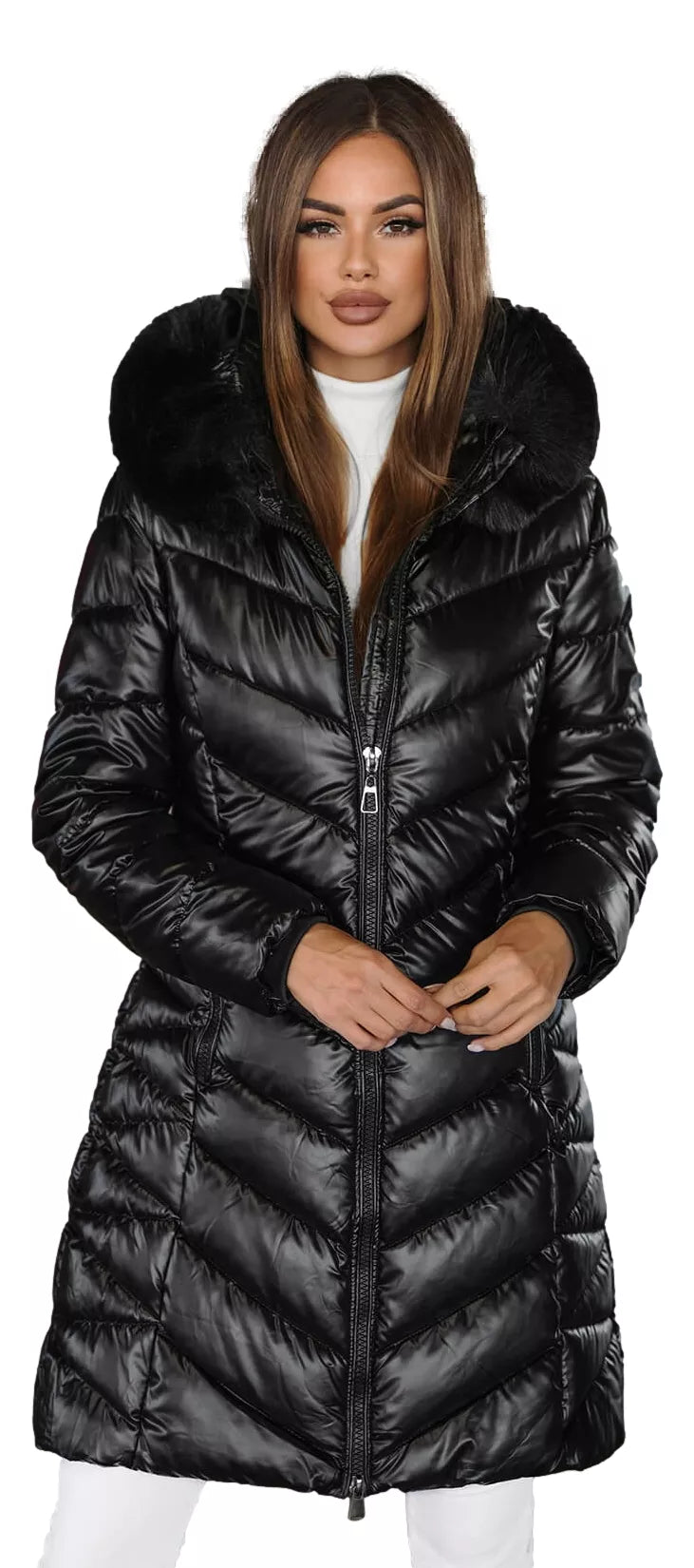 Black women's winter jacket Marisa