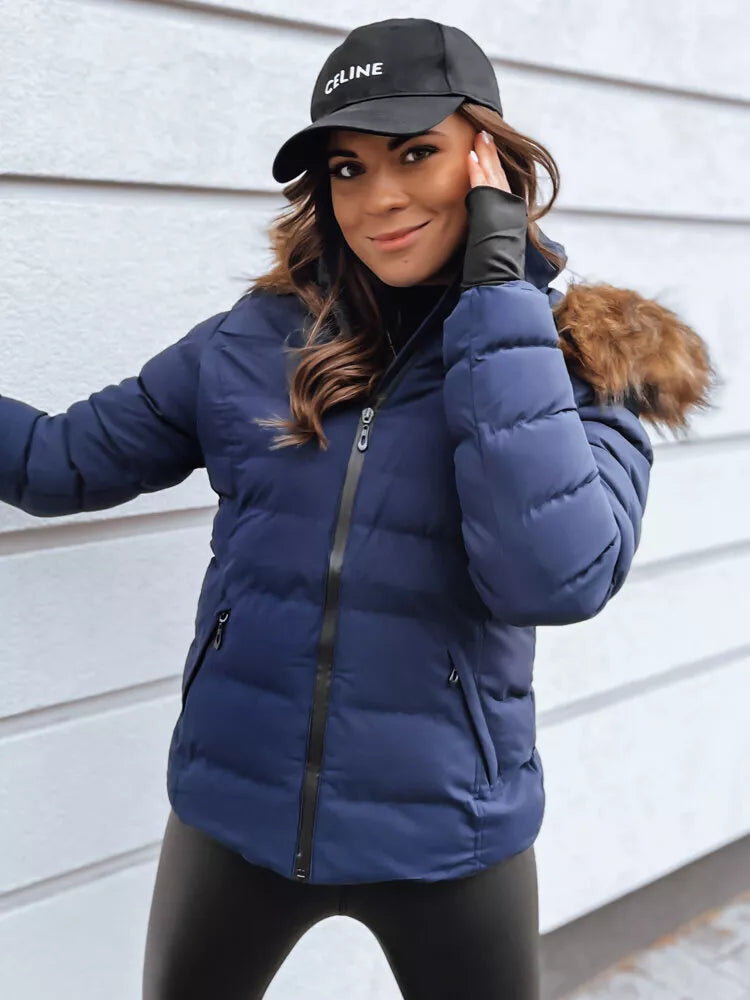 Women's blue winter jacket Paloma