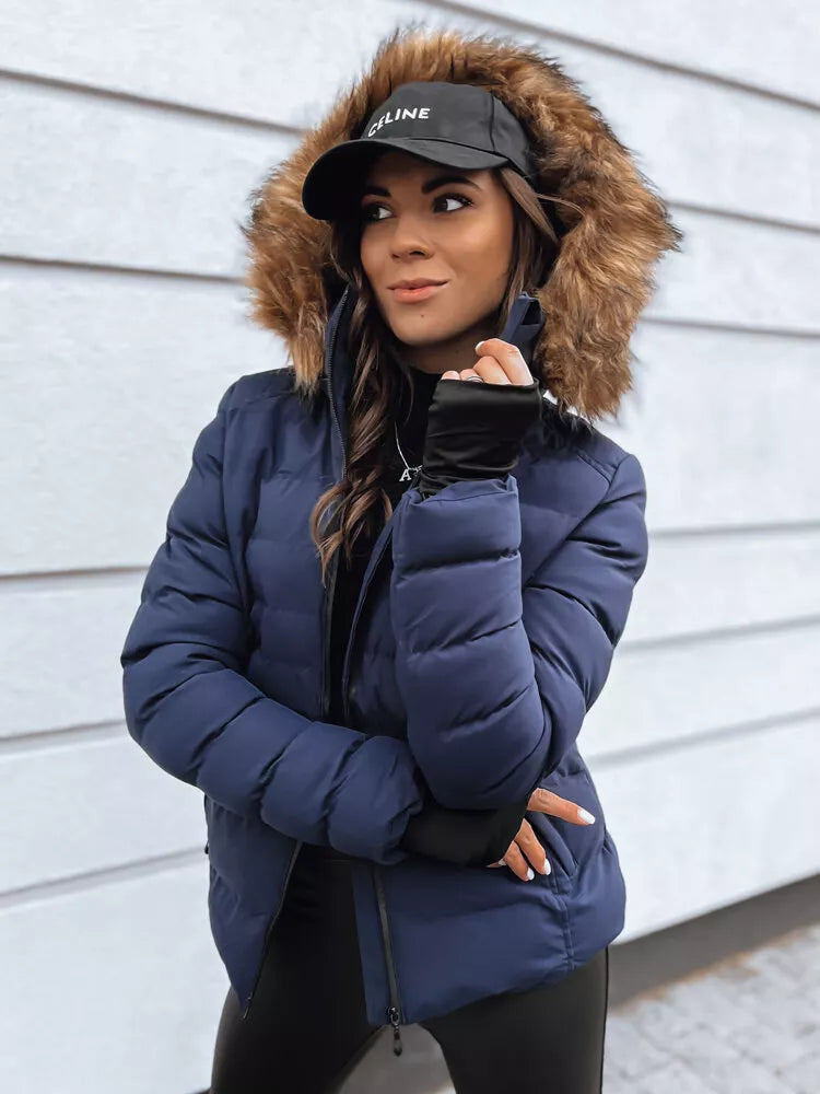 Women's blue winter jacket Paloma