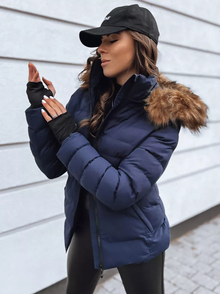 Women's blue winter jacket Paloma