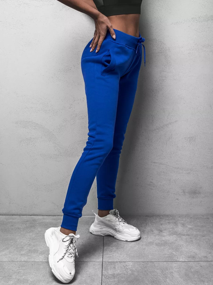 Women's blue casual pants Flor