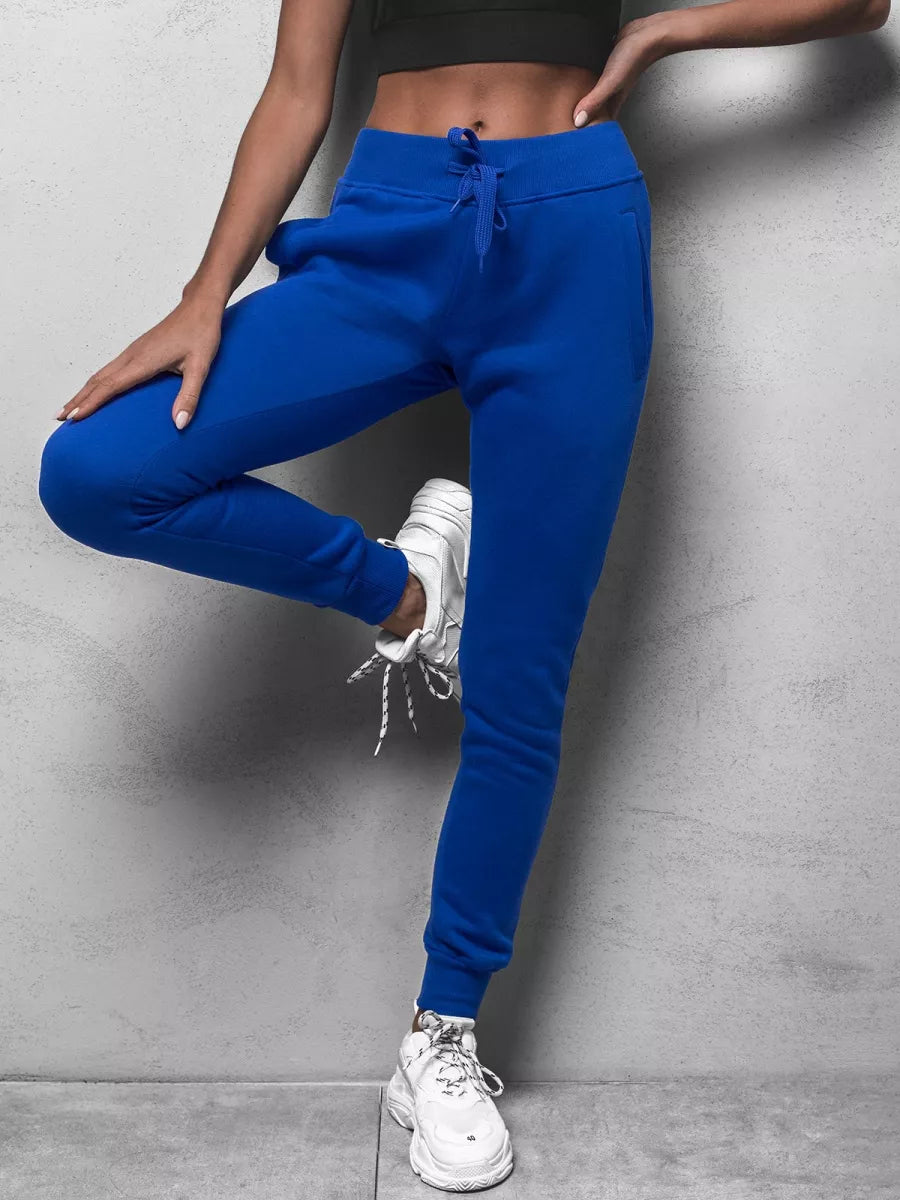 Women's blue casual pants Flor