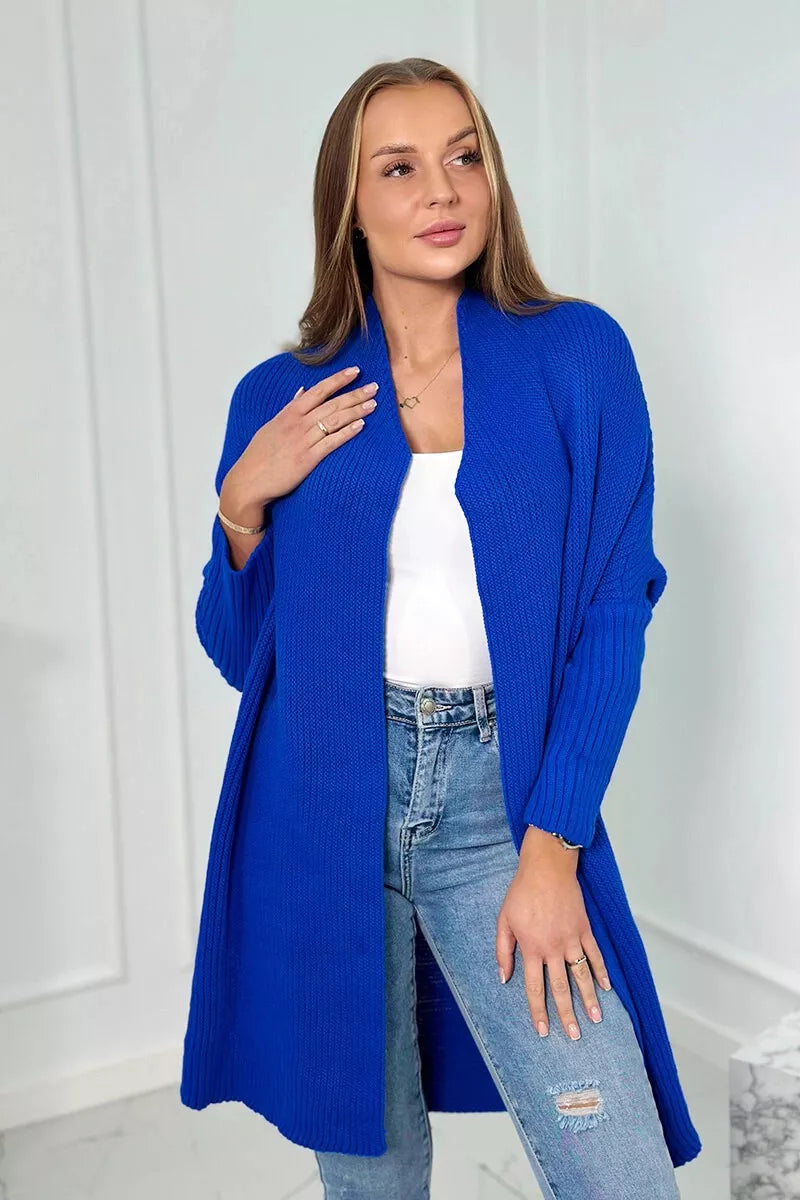 Women's blue cardigan Nave