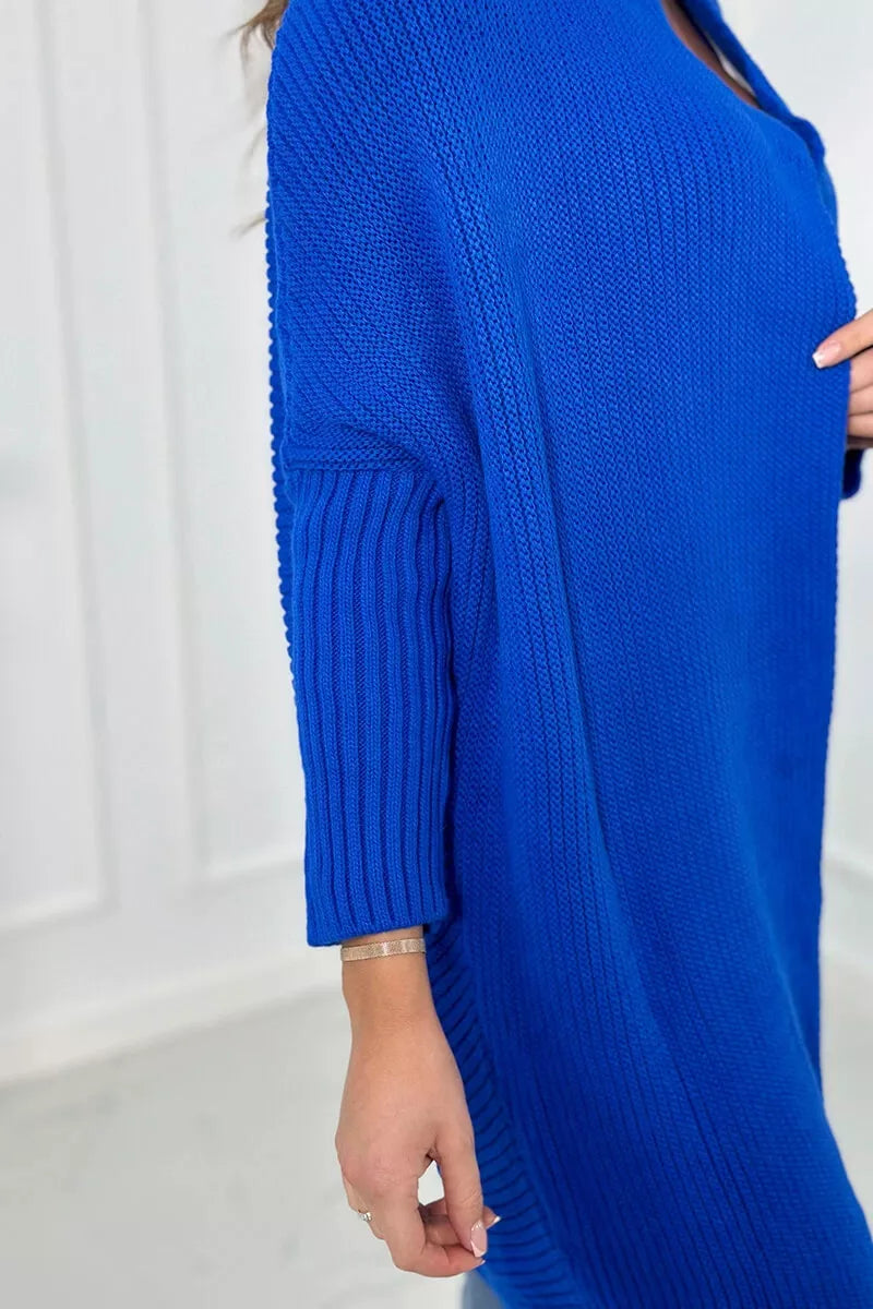 Women's blue cardigan Nave
