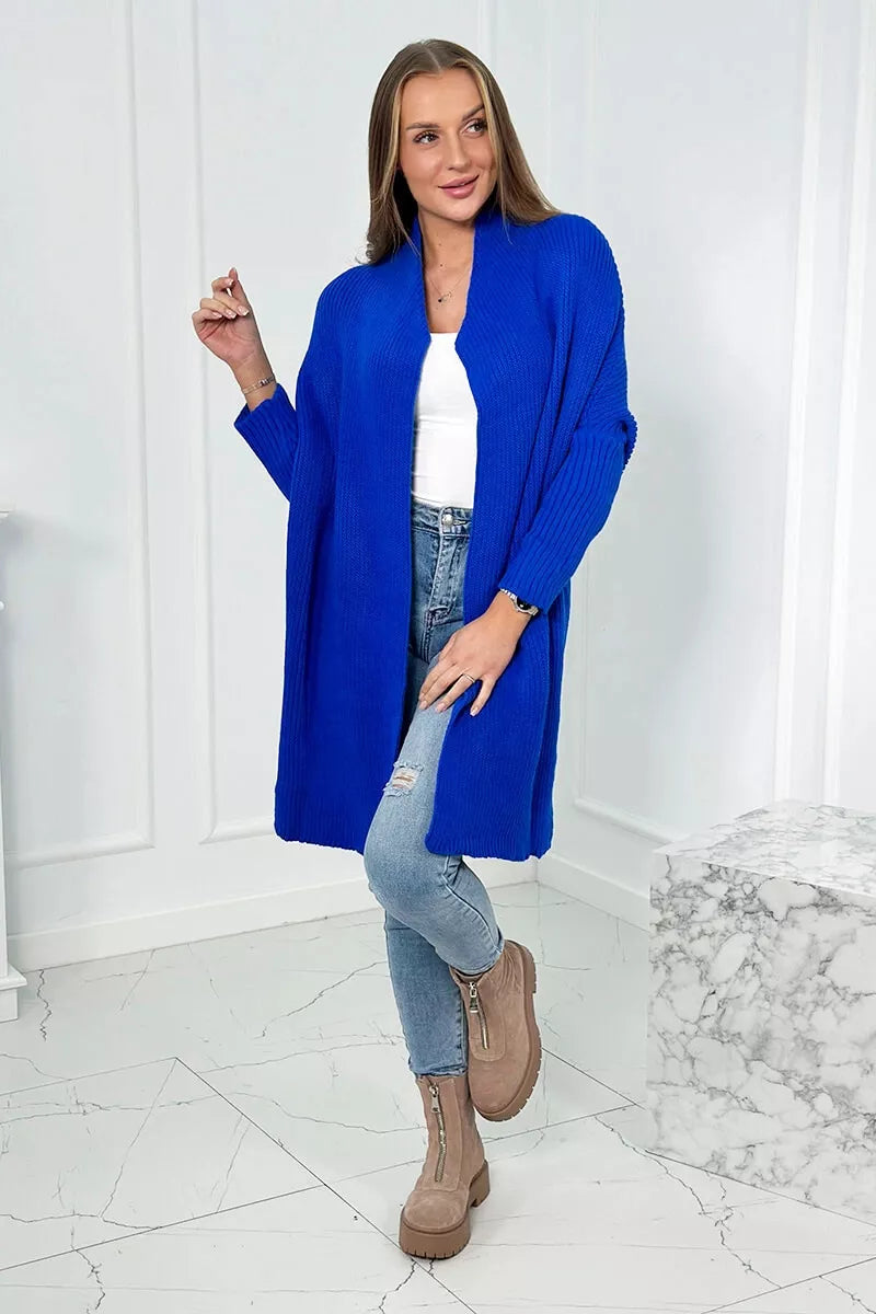 Women's blue cardigan Nave