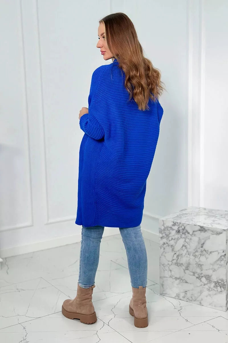 Women's blue cardigan Nave