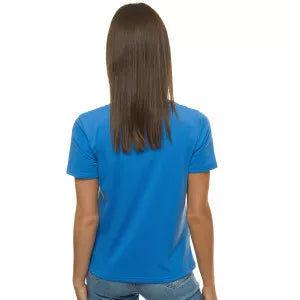 Women's blue T-shirt Heartbeat