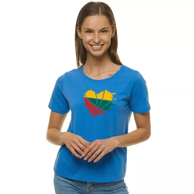 Women's blue T-shirt LTU