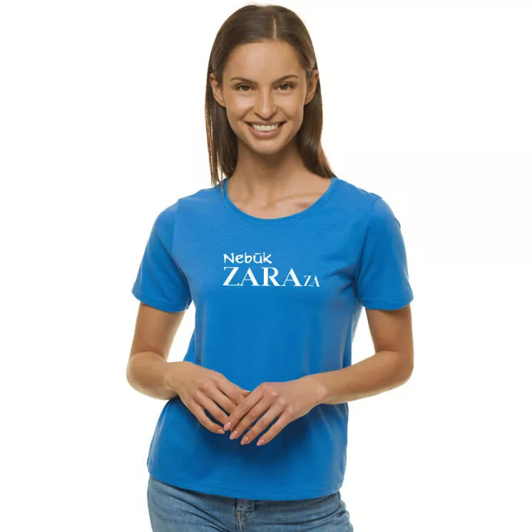 Women's blue T-shirt Zaraza