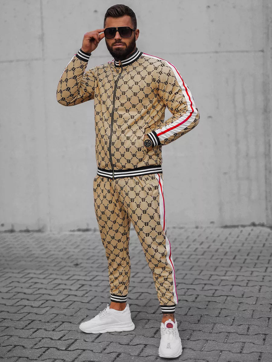 Sand-colored - black men's set Oran