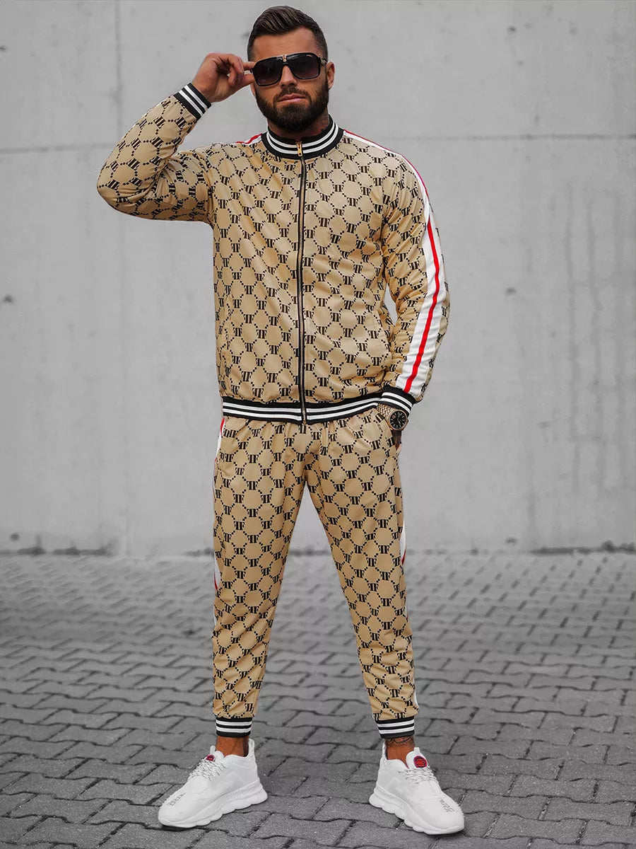 Sand-colored - black men's set Oran