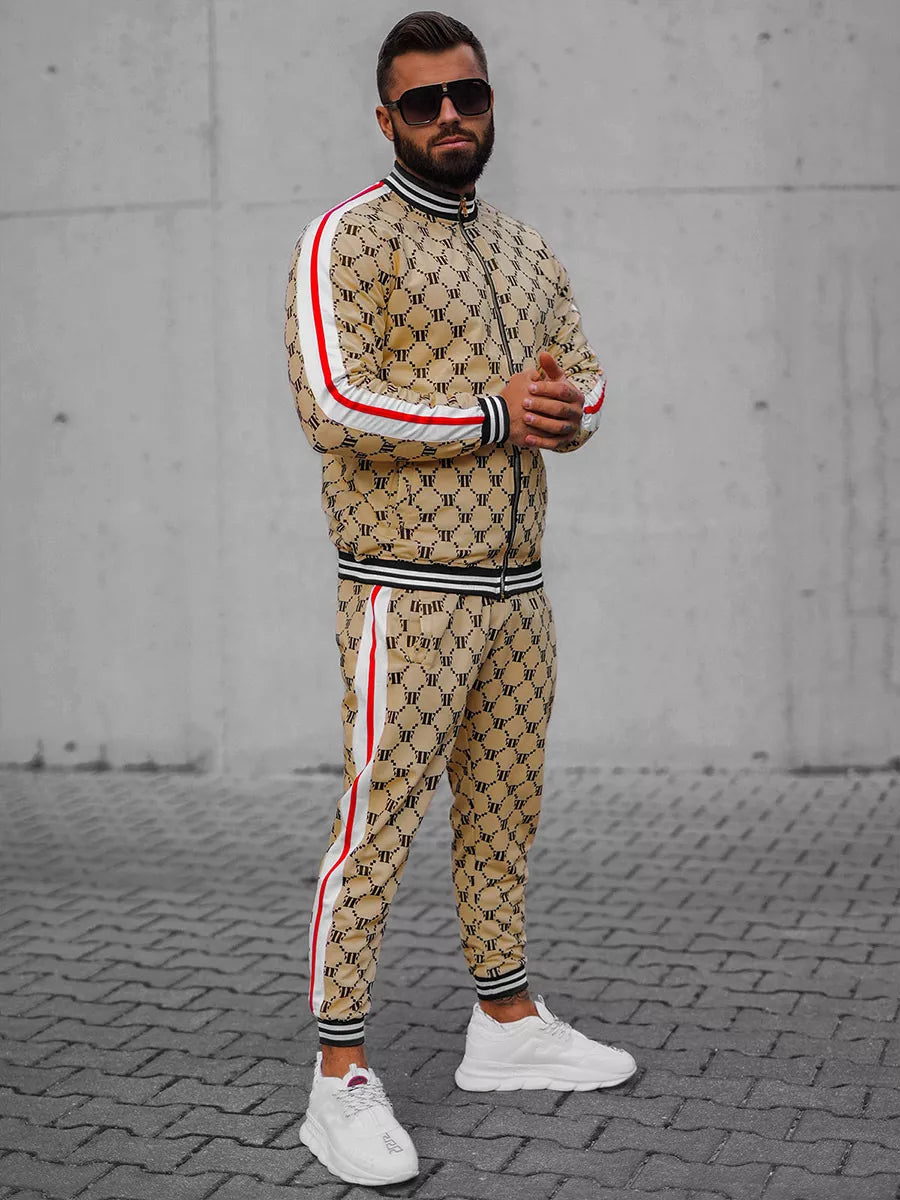 Sand-colored - black men's set Oran