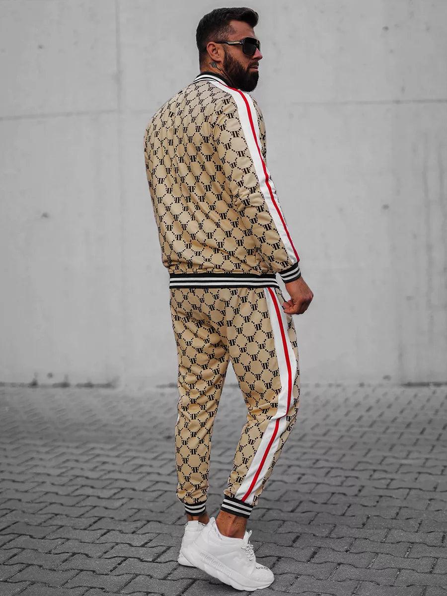 Sand-colored - black men's set Oran