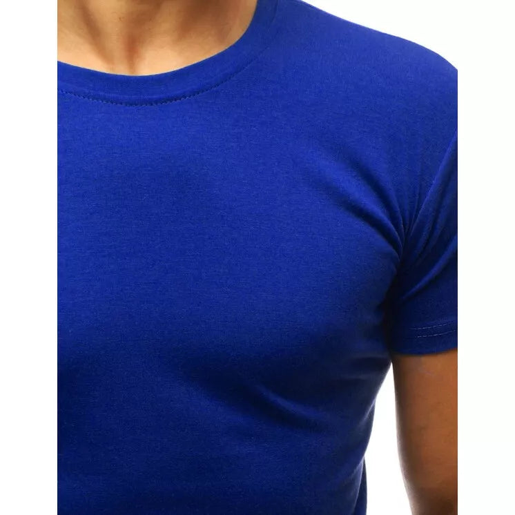 Bright blue men's T-shirt Lika