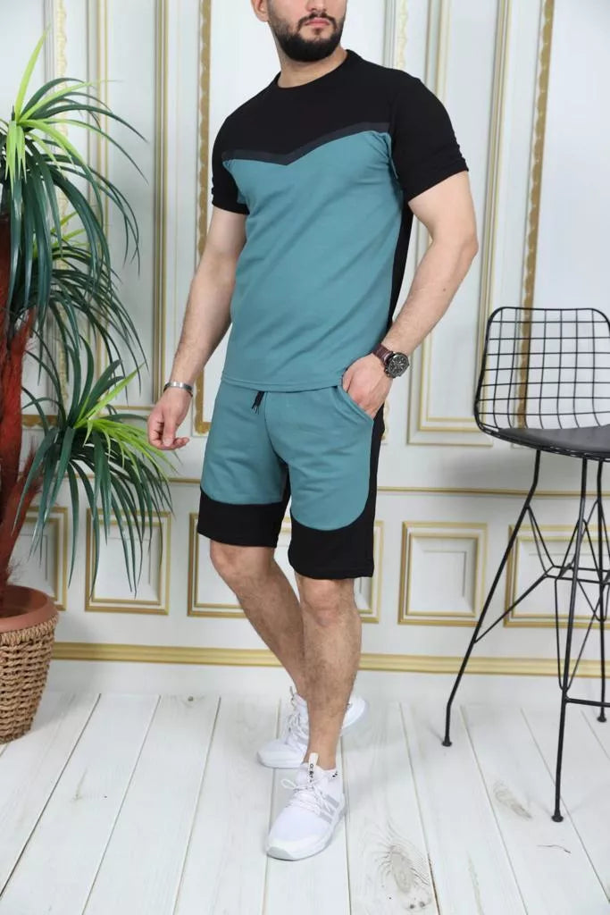 Moren mint-colored sports set.