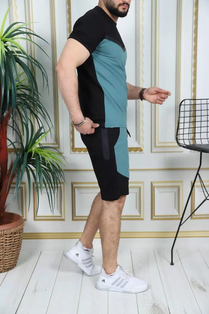 Moren mint-colored sports set.