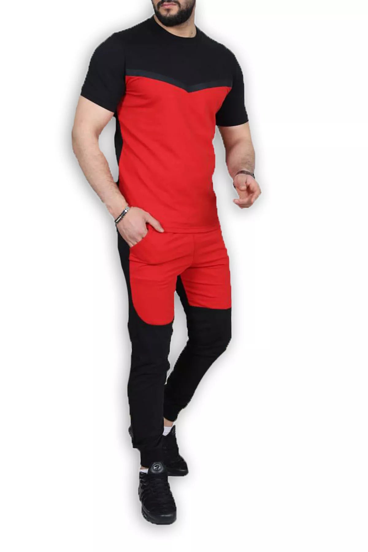 Karter Sports Outfit Black - Red