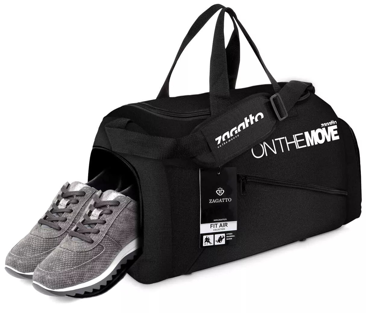 Sports black bag Lusil