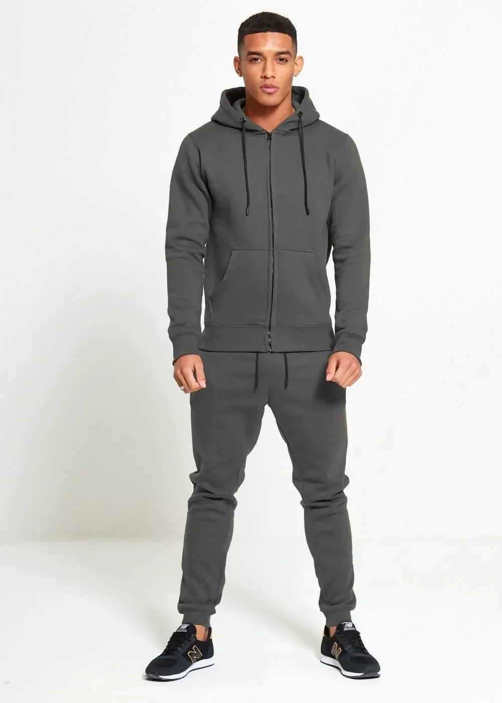 Men's grey zip-up tracksuit Jake