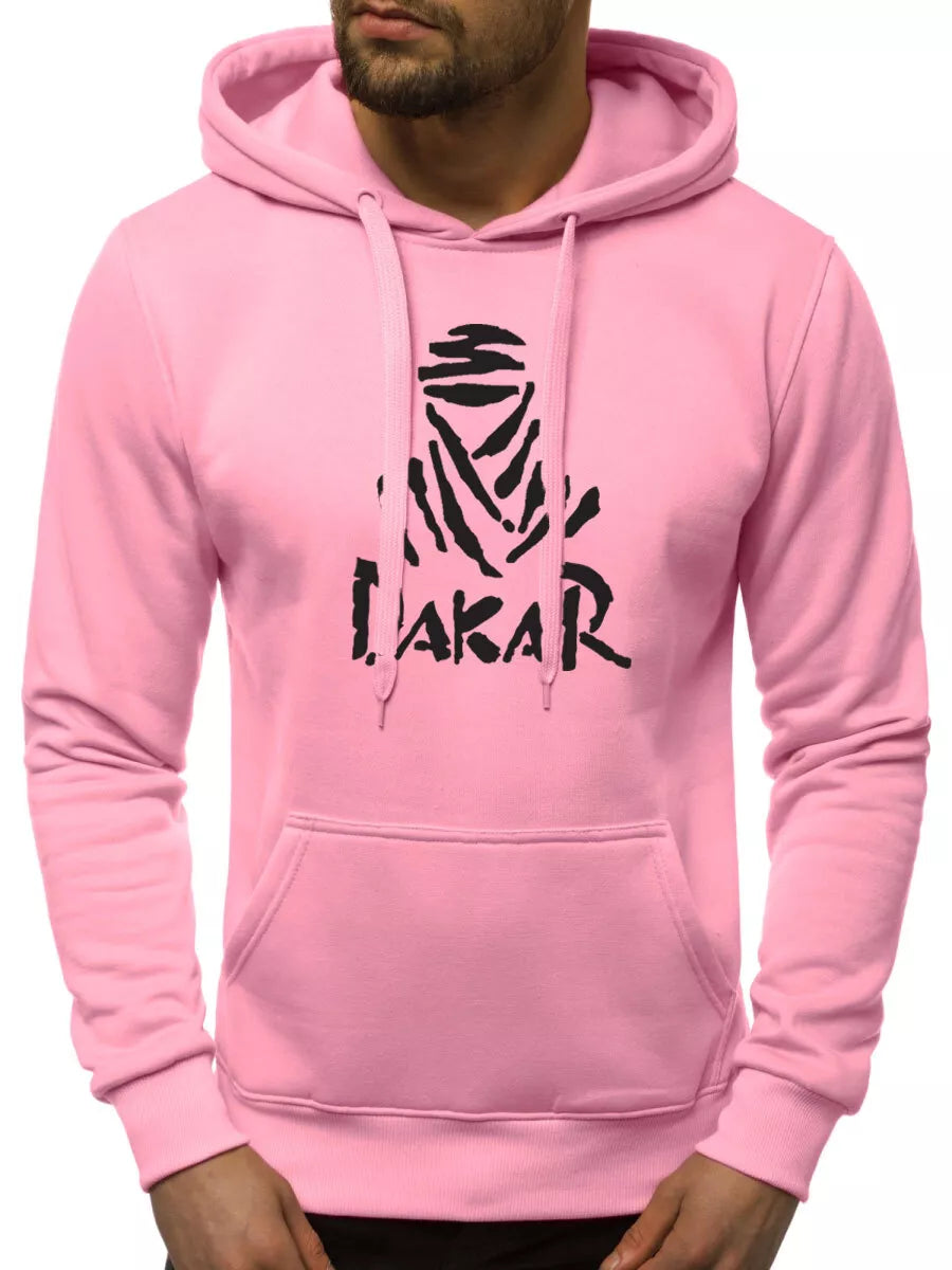 Light pink men's hoodie Dakar
