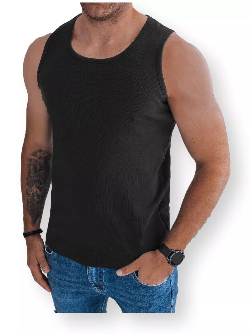 Sleeveless T-shirt black Korel