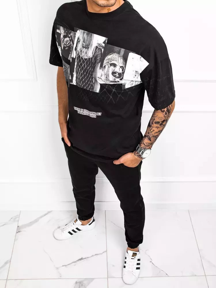 Men's T-shirt in black Tiron