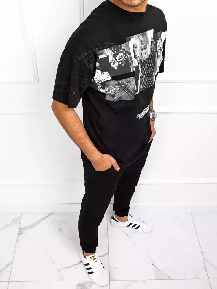 Men's T-shirt in black Tiron