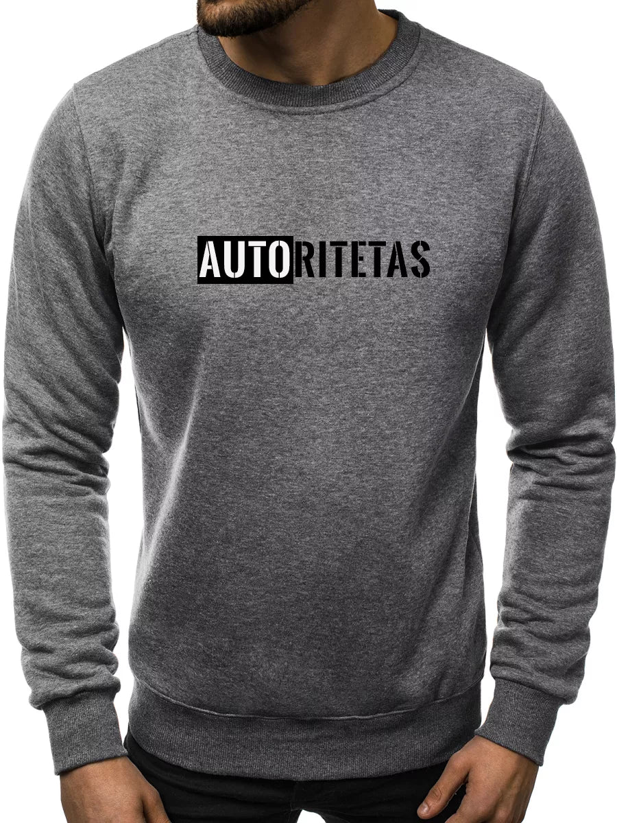 Dark gray men's sweater Authority