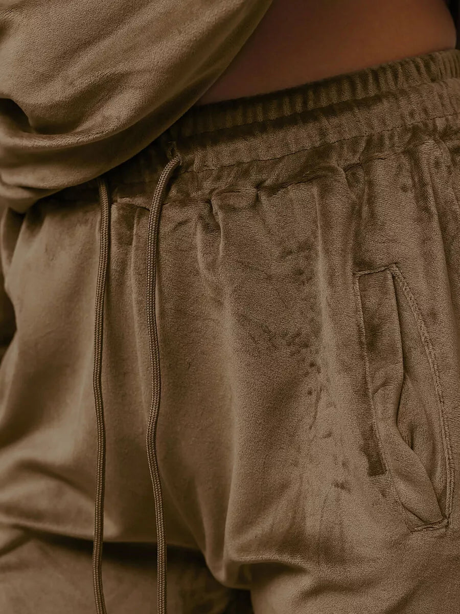 Dark brown velour set Peril