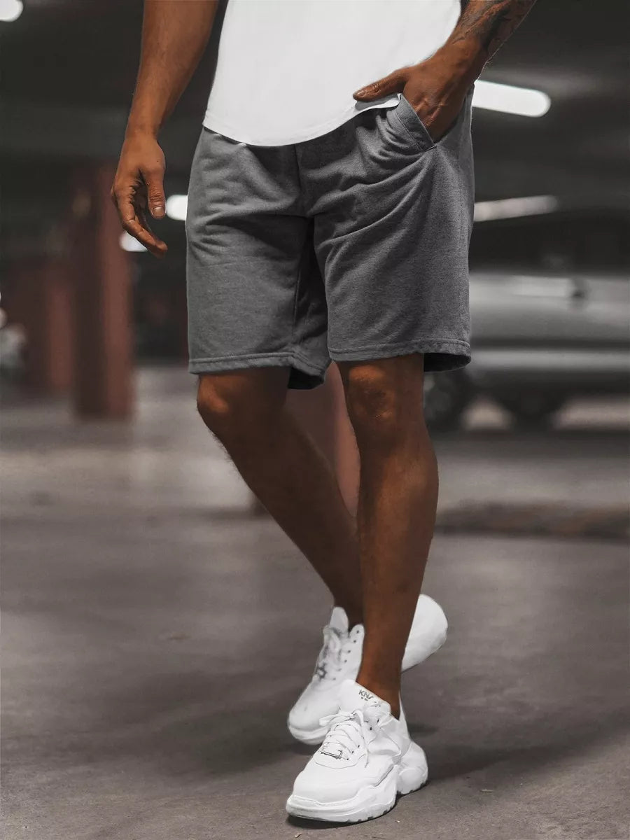 Dark gray men's sports shorts Saravi