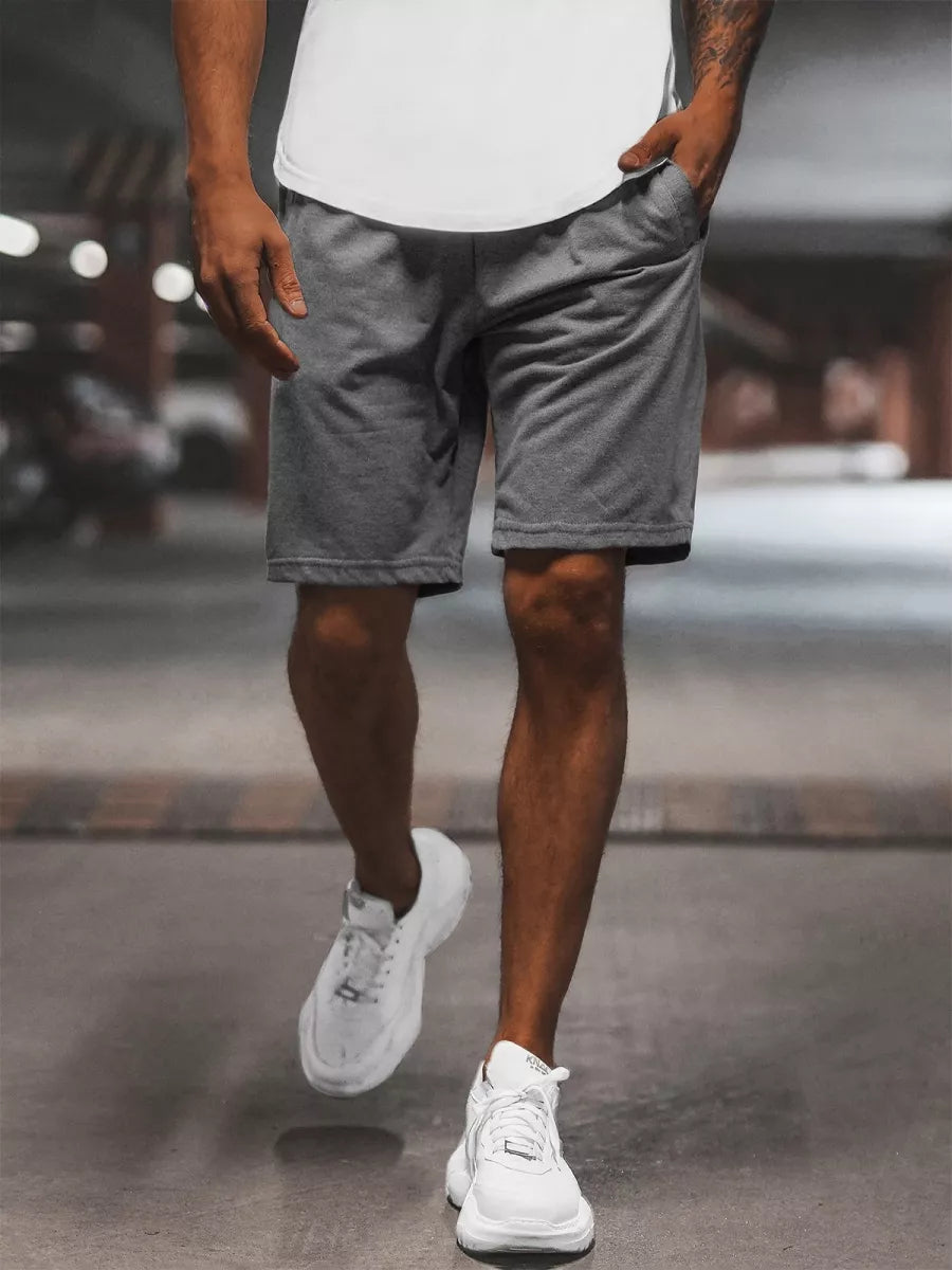 Dark gray men's sports shorts Saravi