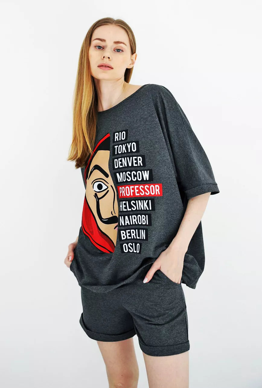 Dark gray women's suit Vendetta