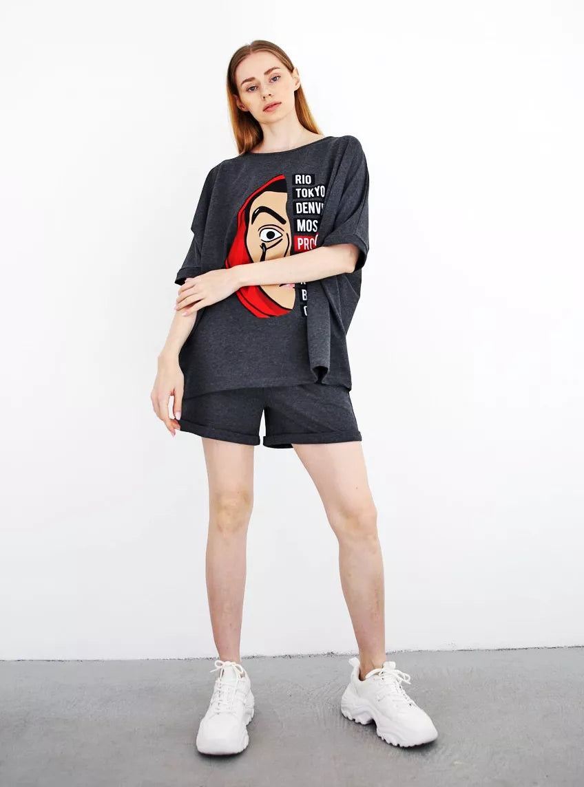 Dark gray women's suit Vendetta