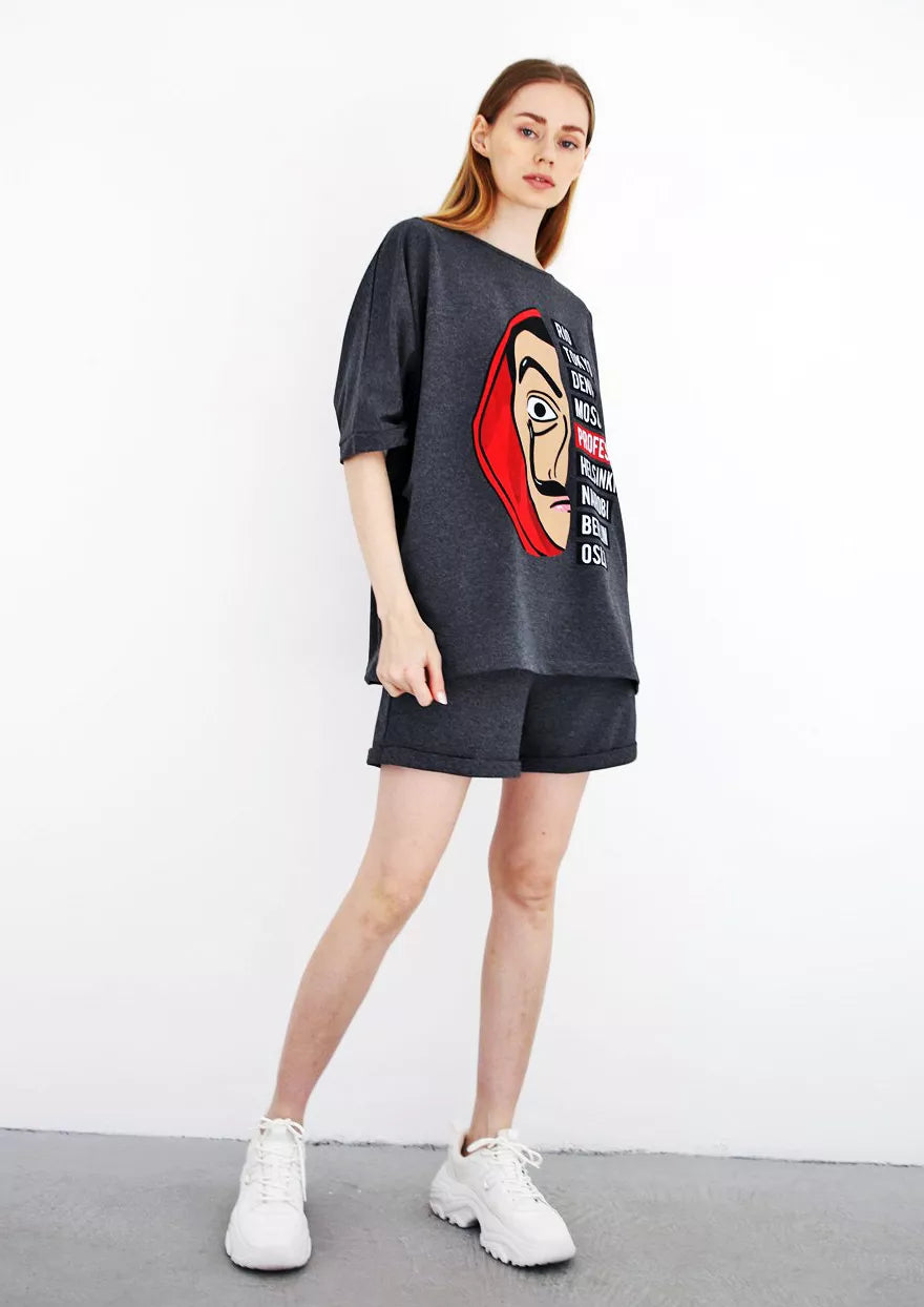 Dark gray women's suit Vendetta