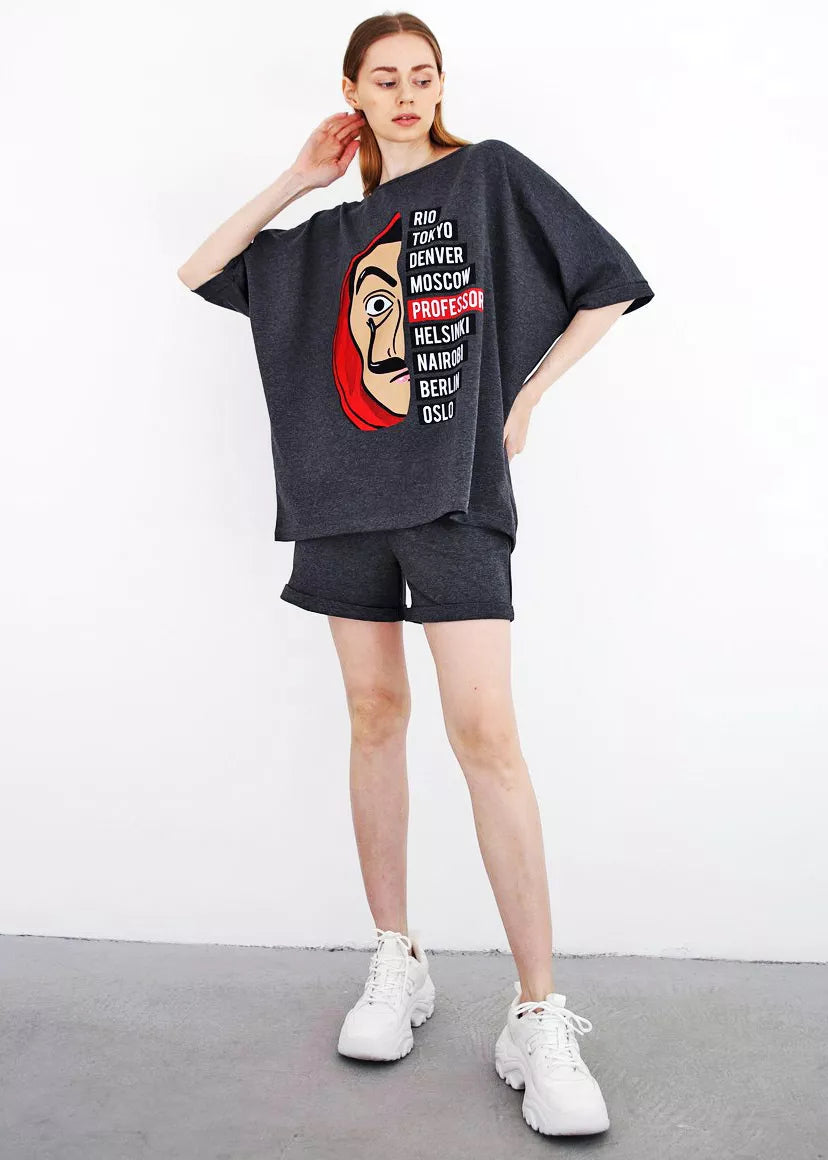 Dark gray women's suit Vendetta