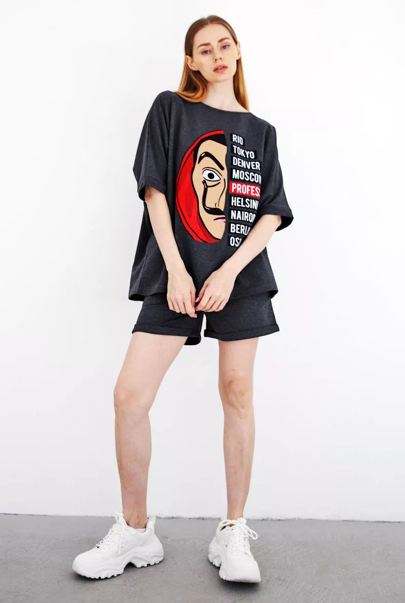 Dark gray women's suit Vendetta