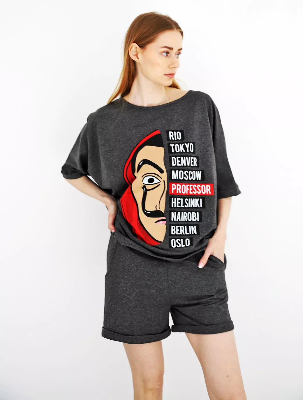 Dark gray women's suit Vendetta