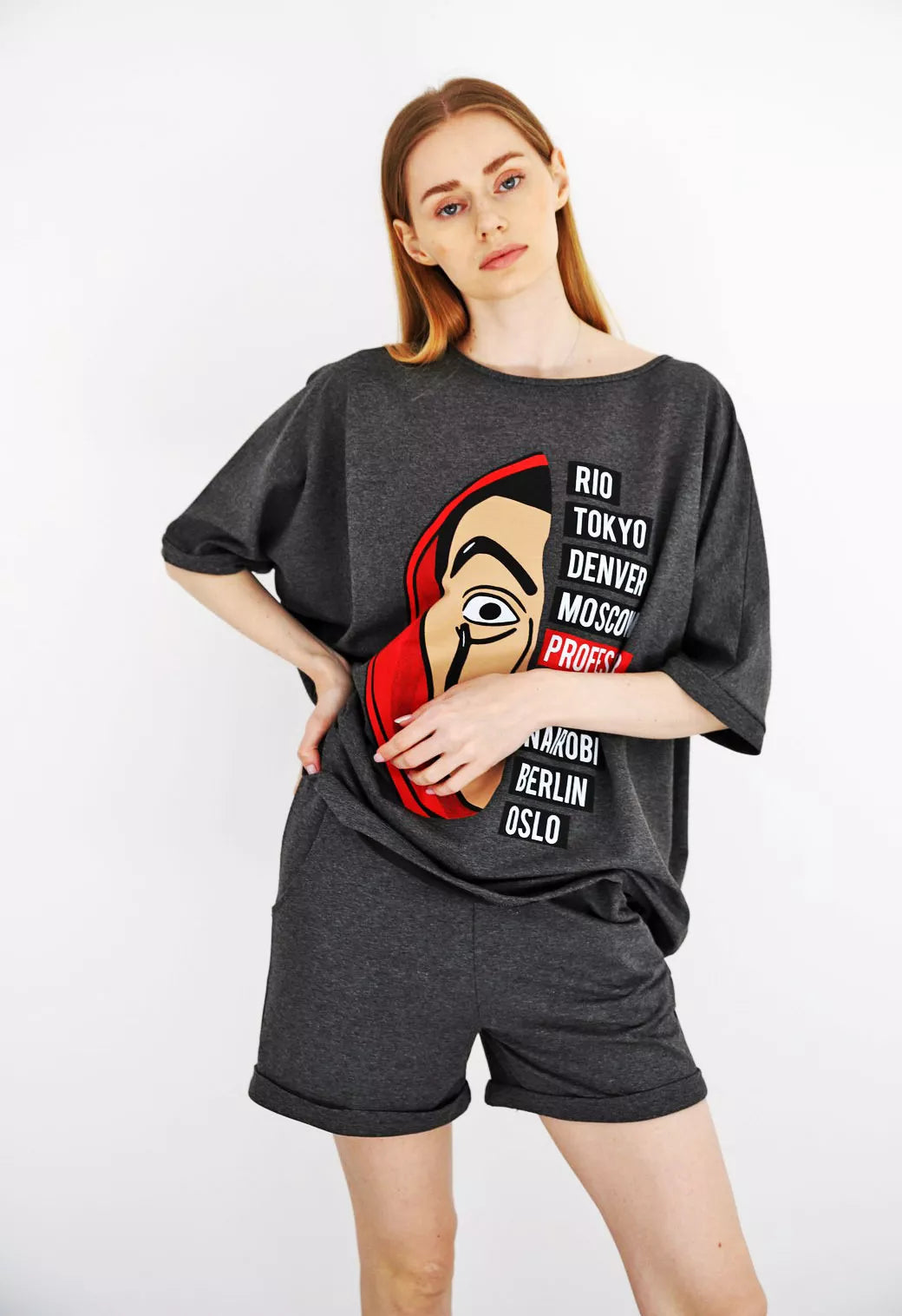 Dark gray women's suit Vendetta