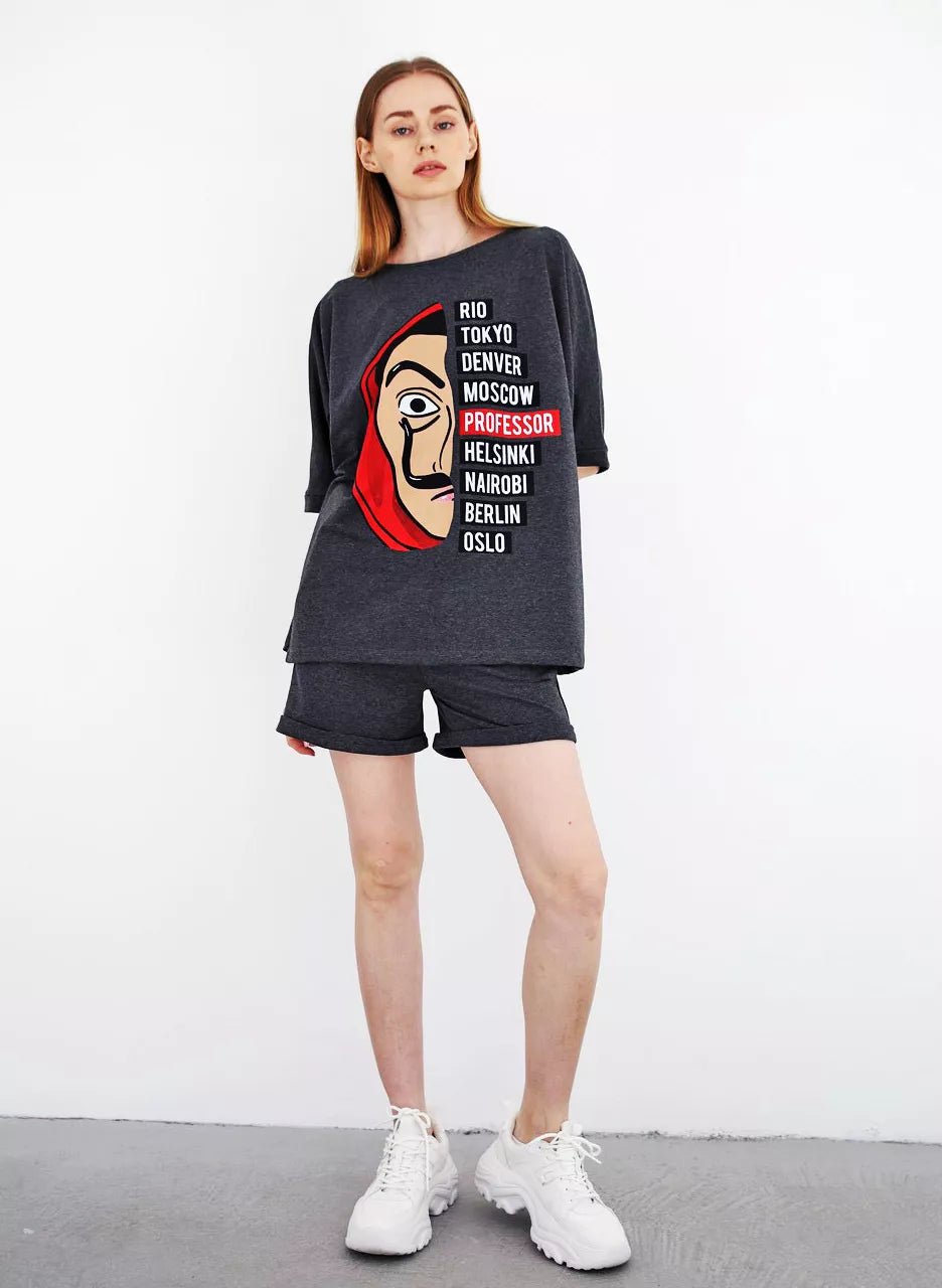 Dark gray women's suit Vendetta