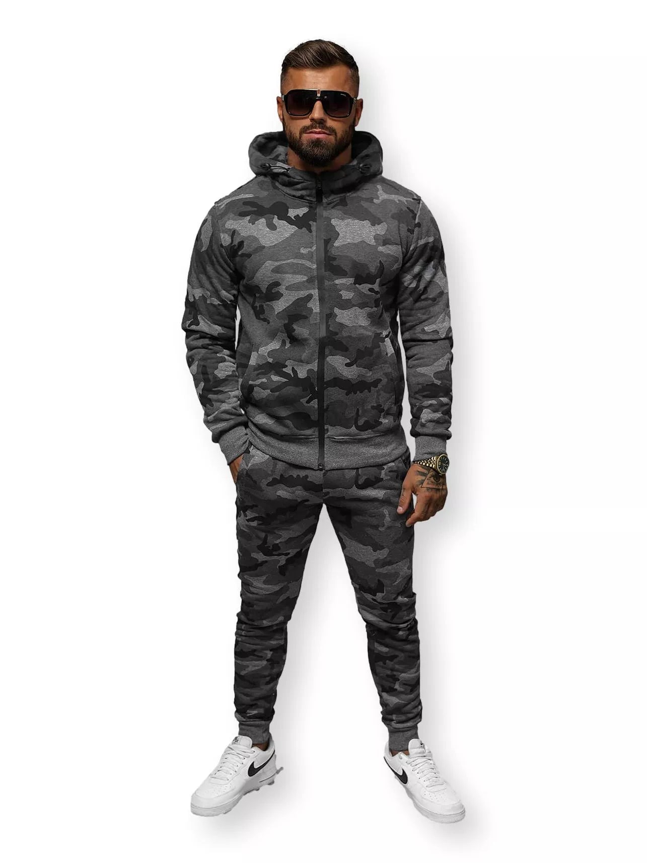 Dark gray Army tracksuit