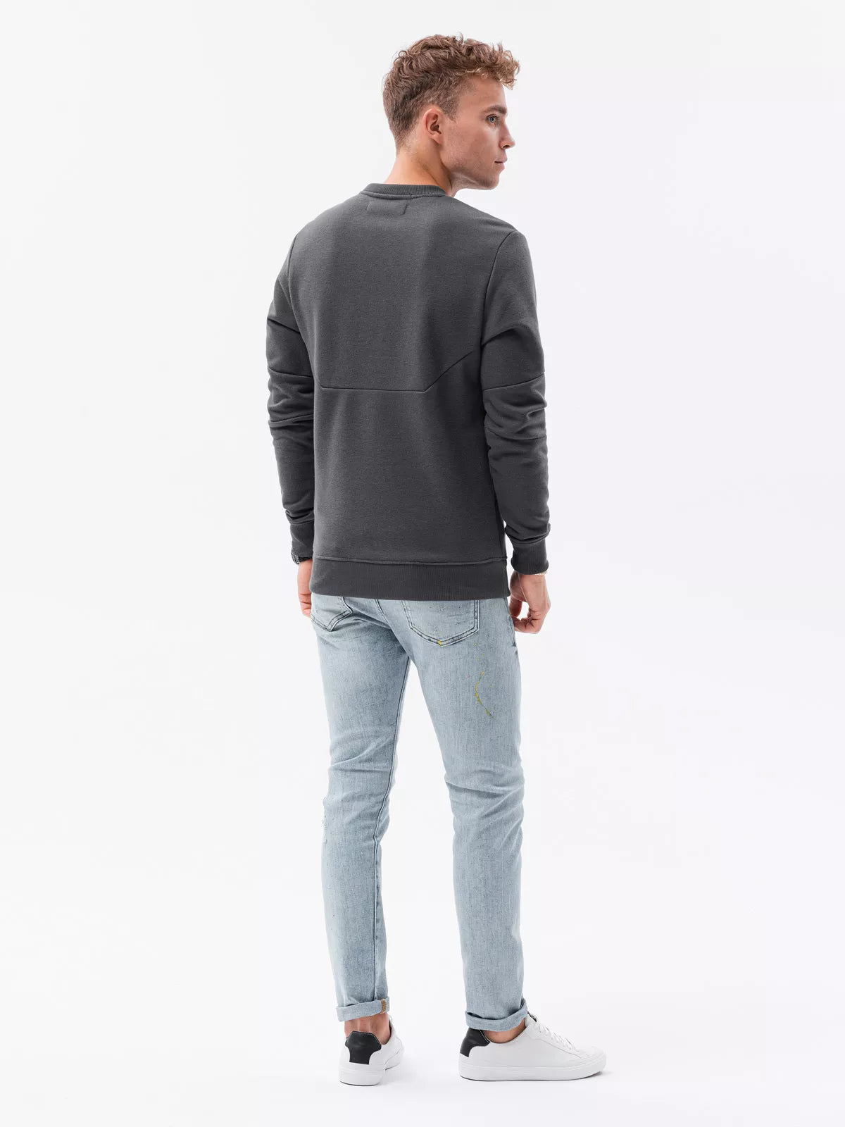 Dark gray men's sweater Inor