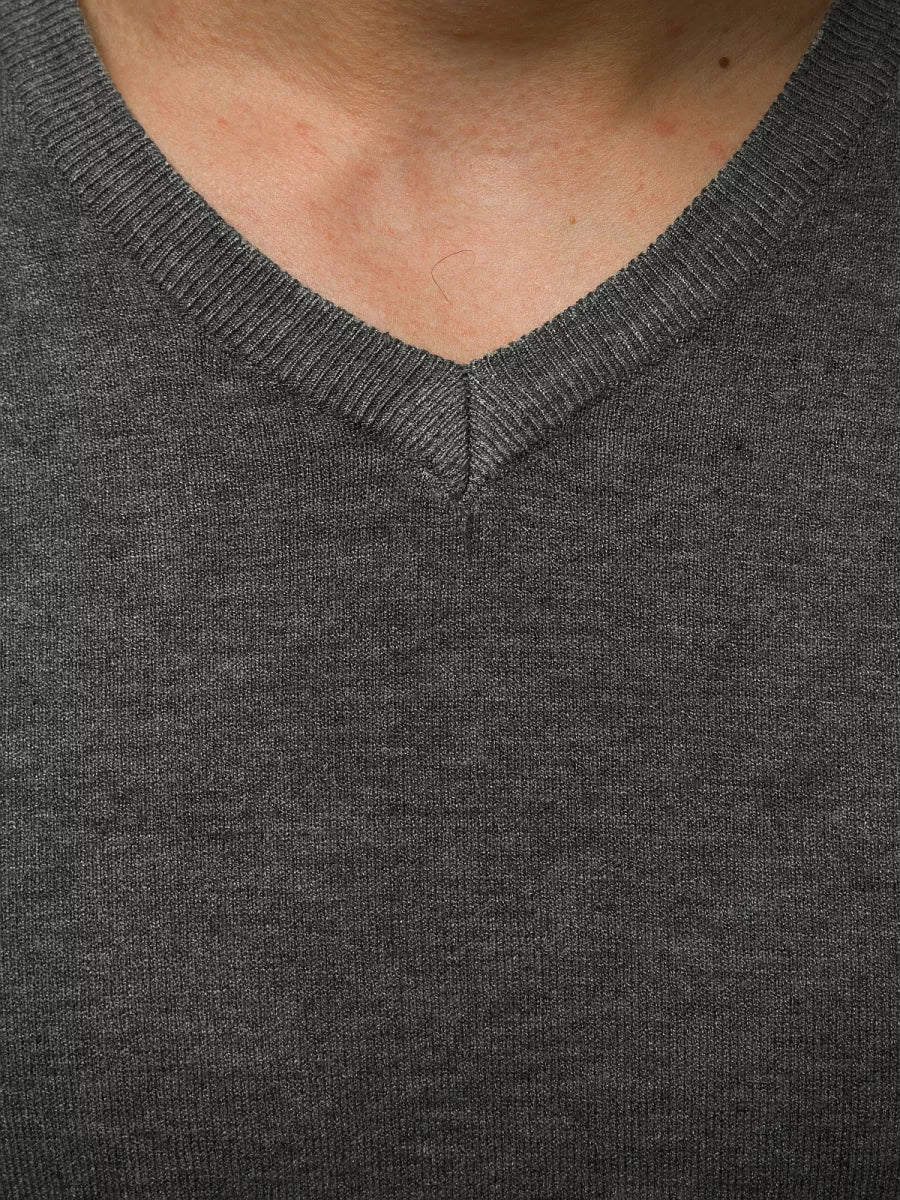 Men's sweater in dark gray color Robi