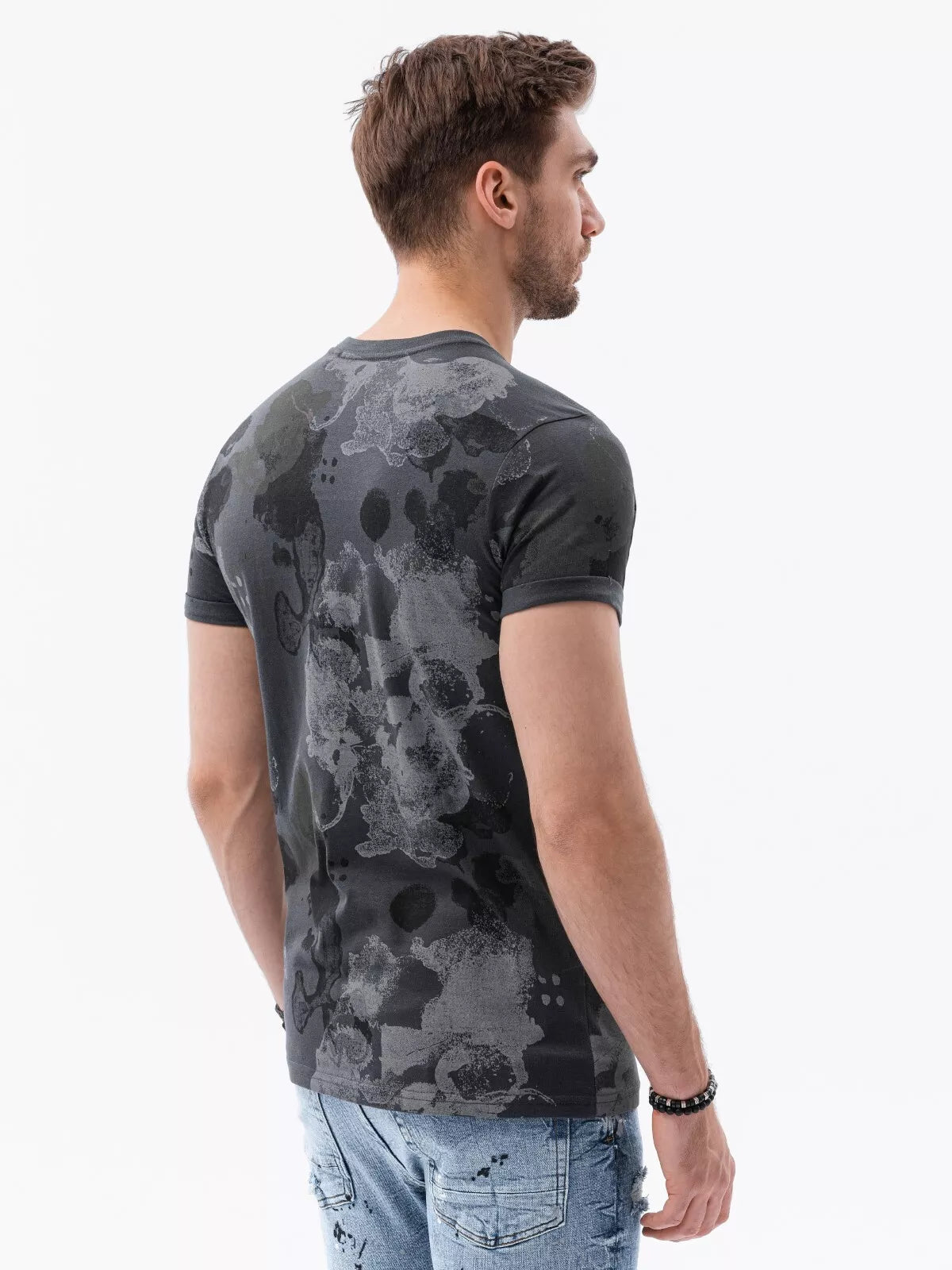 Dark gray men's shirt Komel