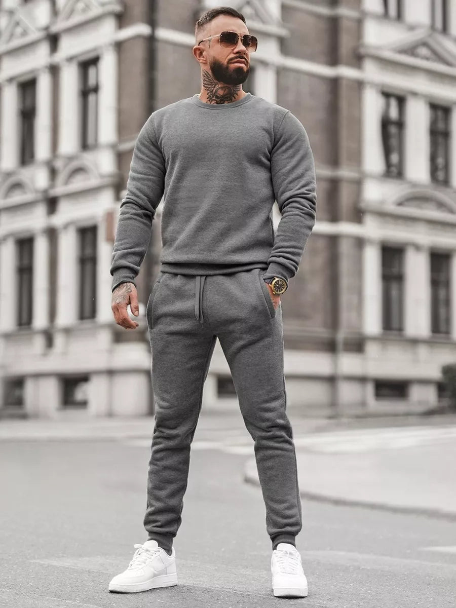 Dark gray men's tracksuit Dynoro