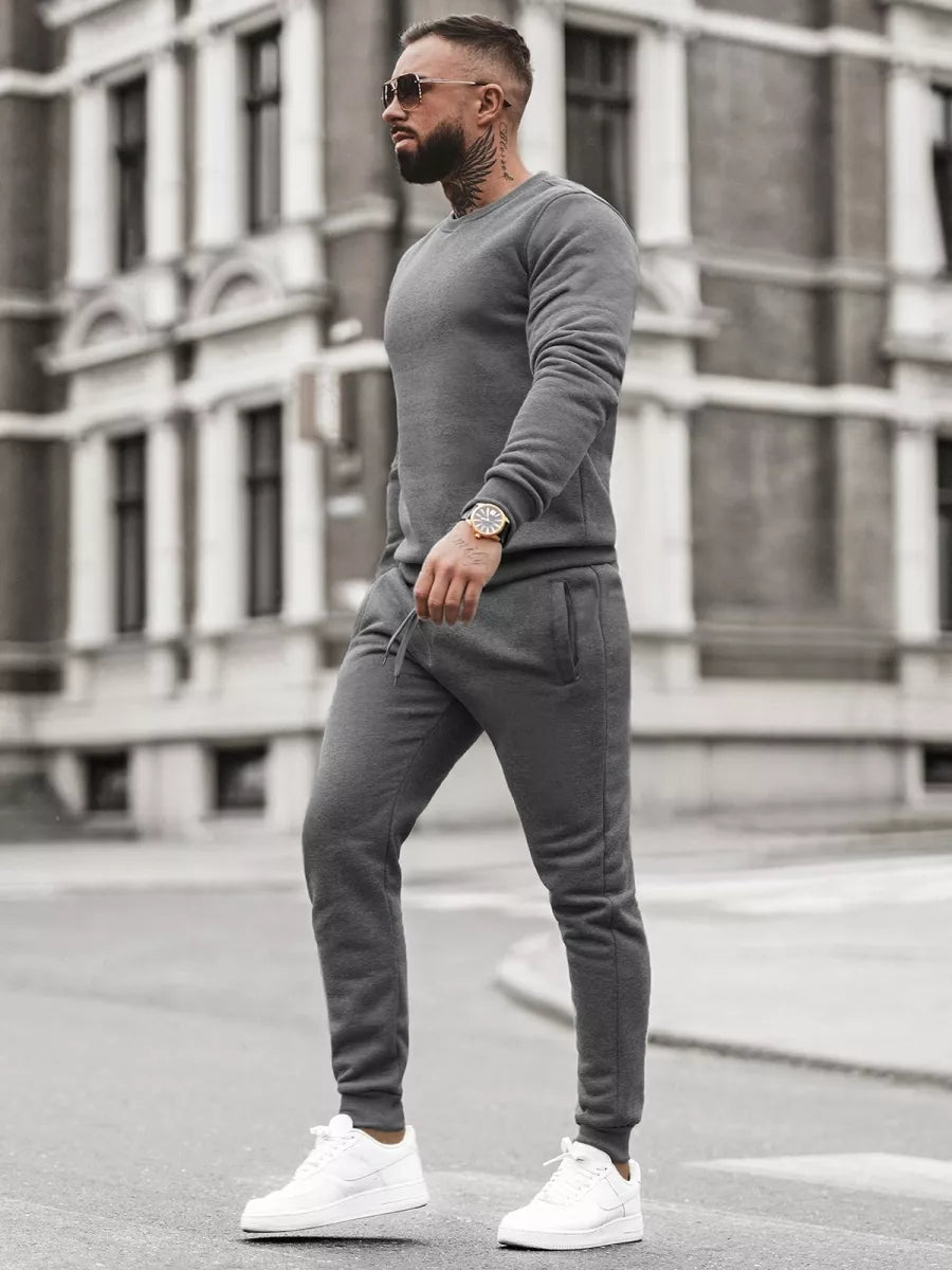 Dark gray men's tracksuit Dynoro