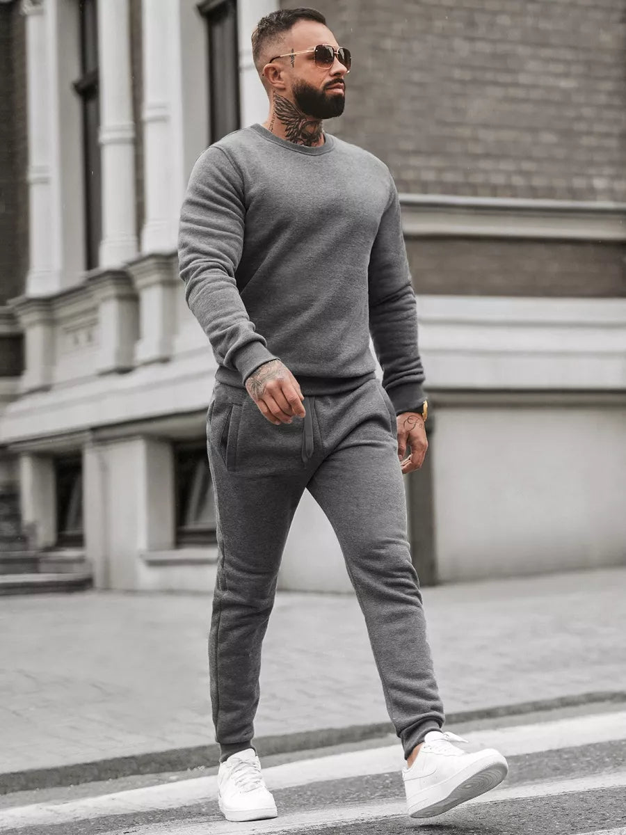 Dark gray men's tracksuit Dynoro