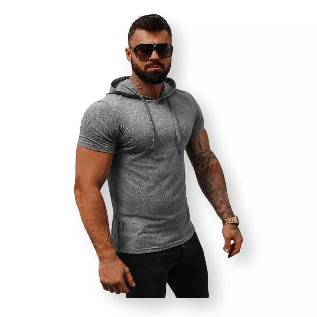Dark gray men's T-shirt Remer