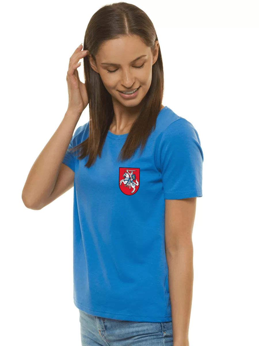 Women's light blue T-shirt HERBAS