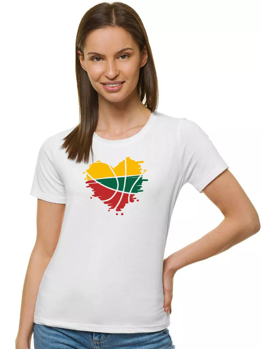 Women's white T-shirt LTU